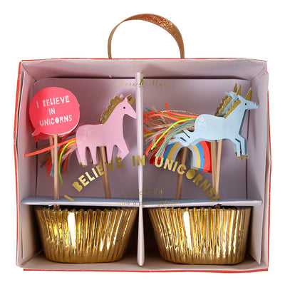 Meri Meri "I Believe in Unicorns"Cupcake Kit, MM-Meri Meri UK, Putti Fine Furnishings