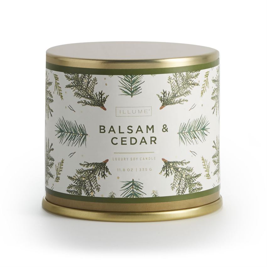 Illume Balsam Large Tin Candle - Putti Fine Furnishings Canada