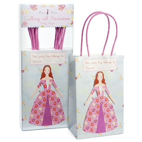  Meri Meri Princess Party Bags, MM-Meri Meri UK, Putti Fine Furnishings