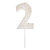 Meri Meri White Number 2 Candle -  Party Supplies - Meri Meri UK - Putti Fine Furnishings Toronto Canada - 2