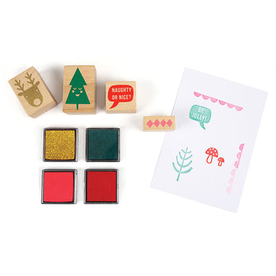 Meri Meri Jolly Stamp Set, MM-Meri Meri UK, Putti Fine Furnishings