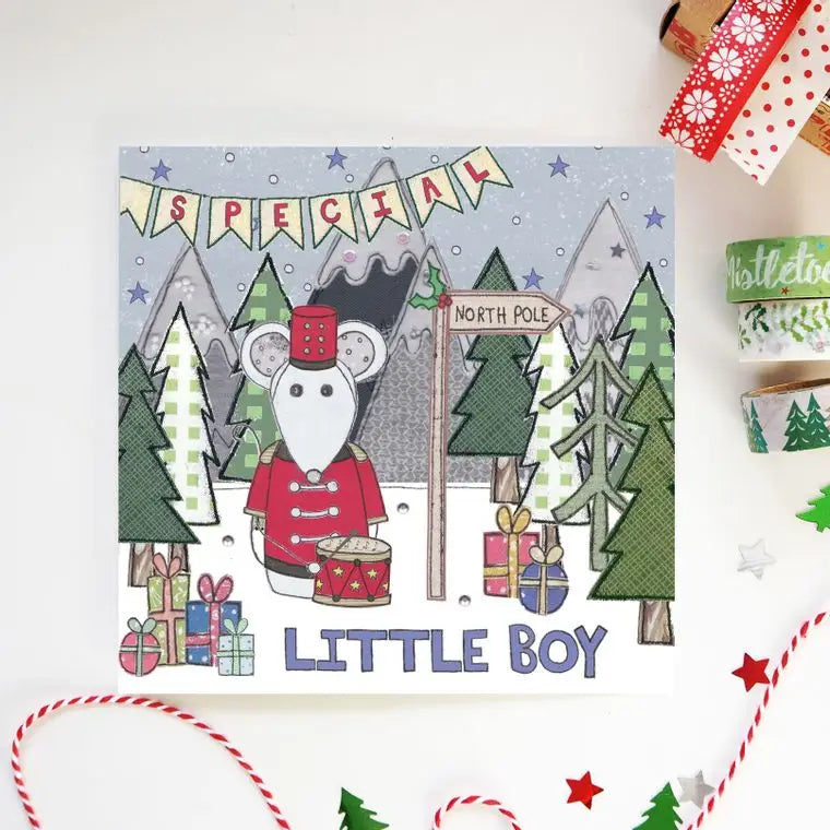 Special Little Boy Christmas Card