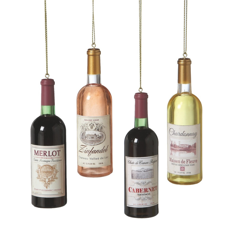  Wine Bottle Ornament, MW-Midwest / CBK, Putti Fine Furnishings