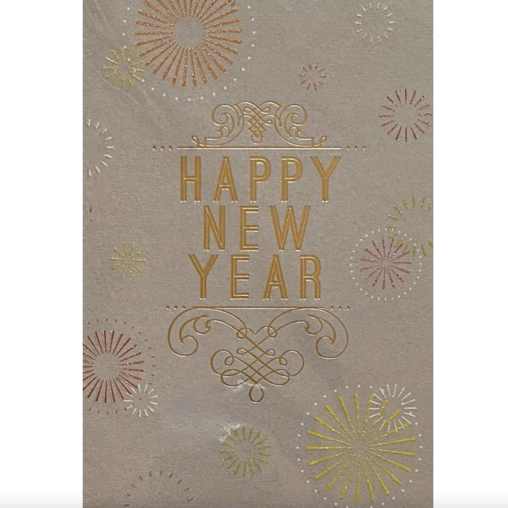 The Art File "Happy New Year" Greeting Card | Putti Celebrations 