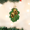 Old World Christmas Oak Leaf with Acorns Glass Ornament -  Christmas Decorations - Old World Christmas - Putti Fine Furnishings Toronto Canada - 2