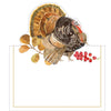 Caspari Woodland Turkey Diecut Place Card | Putti Fine Furnishings