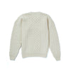 Merino Wool Aran Sweater - Cream