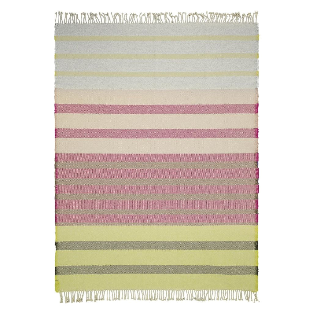 Designers Guild Lanoso Fuchsia Throw, DG-Designers Guild, Putti Fine Furnishings