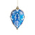 Kurt Adler Blue and White Oval Acrylic Ornament | Putti Christmas Canada 