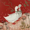 The Art File Christmas Geese Greeting Card | Putti Christmas