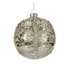 Antique Silver Glass ball Ornament