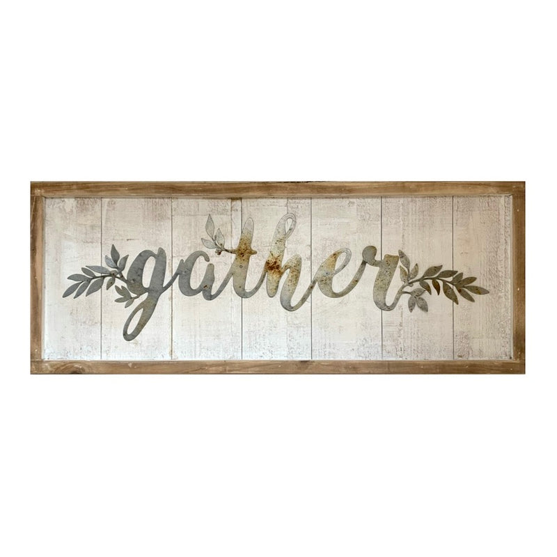 "Gather" Decorative Wall Plaque