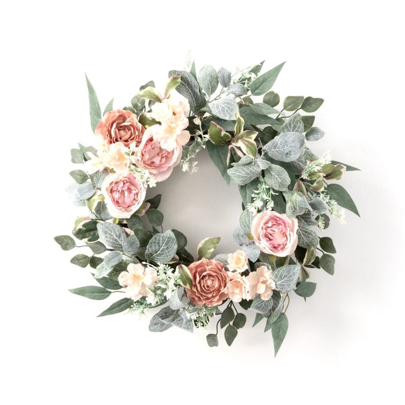 Sullivans Ranunculus Rose Wreath  | Putti Fine Furnishings 
