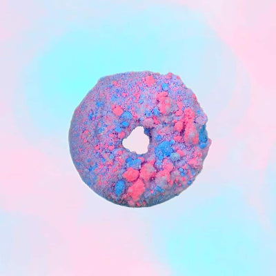 Donut with Sprinkles Bath Bomb - Cotton Candy  | Le Petite Putti