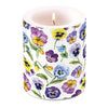Pansy All Over Candle - Large