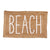"BEACH" Braided Jute Mat