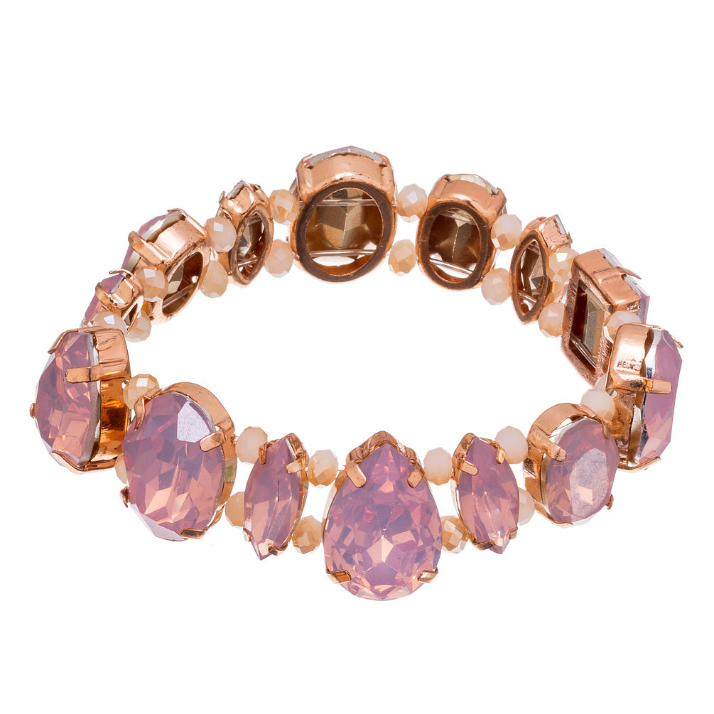 Pink Opal Gem Bracelet | Putti Fine Fashions 