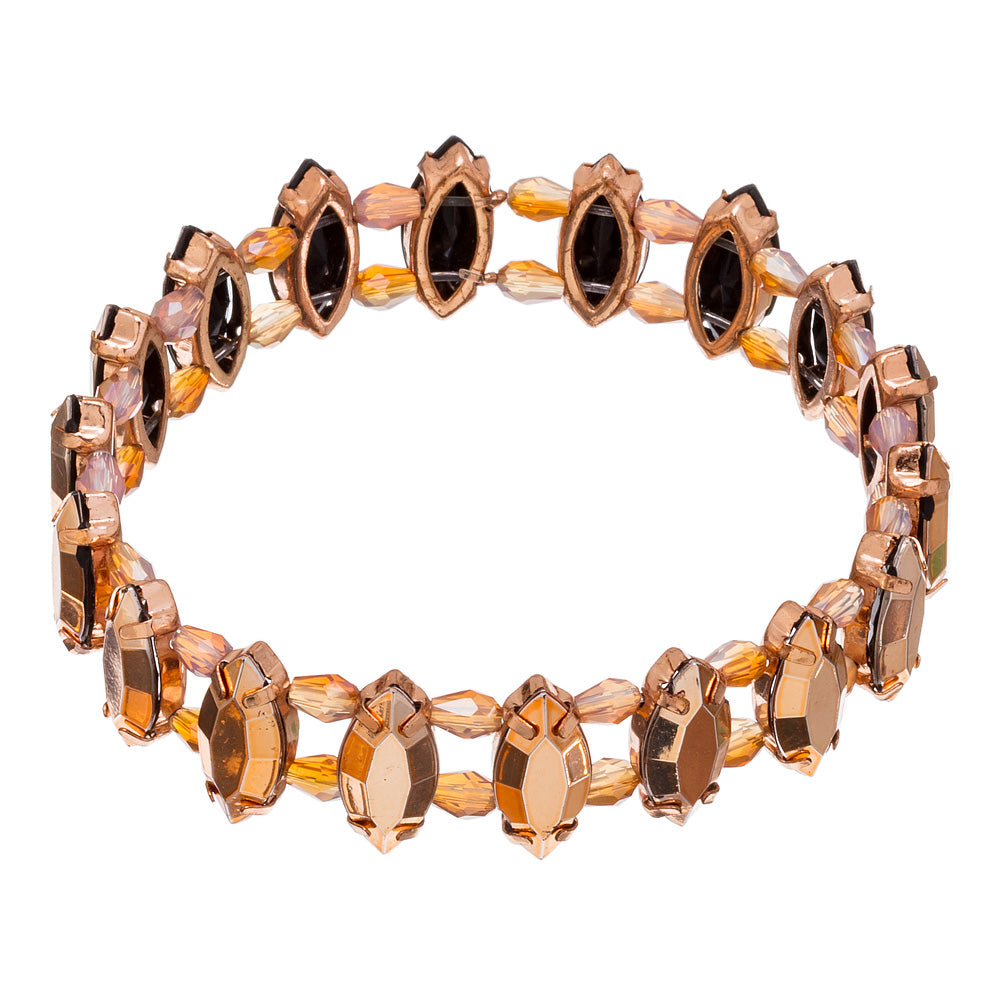 Rose Gold Marquis Gem Bracelet | Putti Fine Fashions 