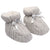  Elegant Baby Cable Knit Booties - Grey, EB-Elegant Baby, Putti Fine Furnishings