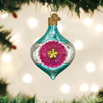Old World Christmas Gleaming Starlight Reflection Glass Ornament