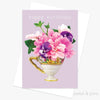 Teacup Bouquet Floral Birthday Card | Putti Fine Furnishings