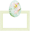 Floral Decorated Eggs Place Cards