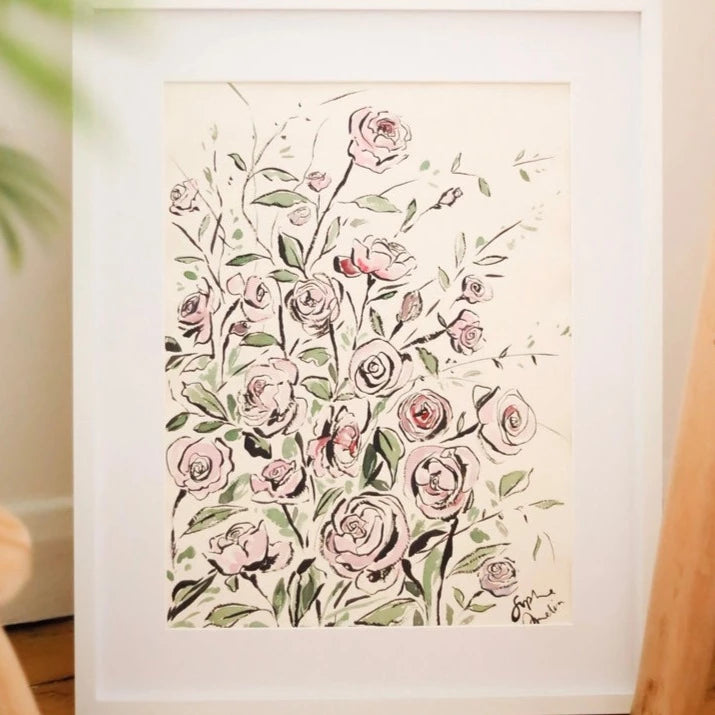 Sophie Amelia Rose Garden Print