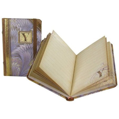 Mini Monogrammed Marbleized Note Book, Punch Studio, Putti Fine Furnishings