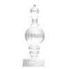 Blown glass shaped krafter's bottle with Stopper - Small
