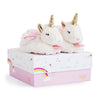 Doudou Et Compagnie - Unicorn Baby Booties With Rattle