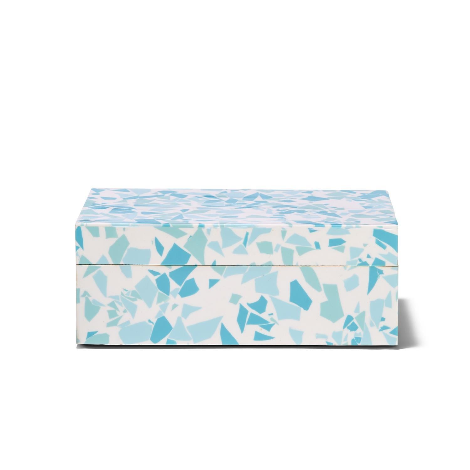 Tozai Turquoise Terrazzo Inlay Box