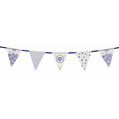 Party Porcelain Blue Bunting -  Party Supplies - Talking Tables - Putti Fine Furnishings Toronto Canada - 3