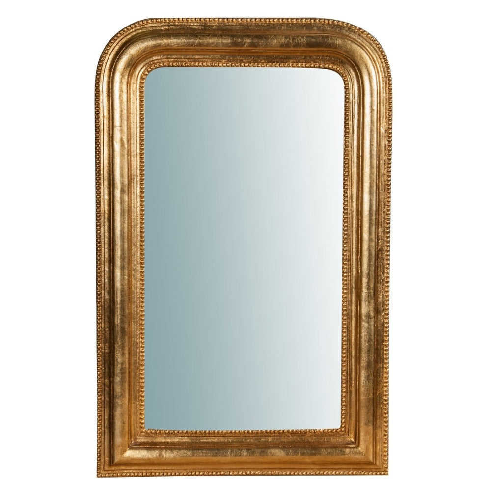 Gold Louis Phillipe Mirror with Beading