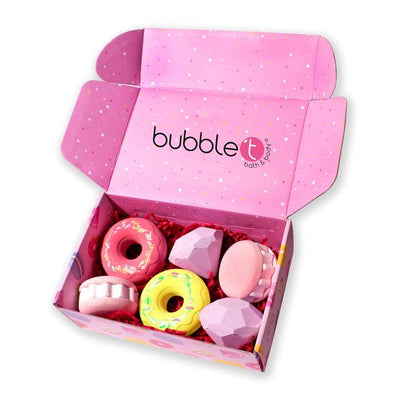 Bubble T Cosmetics Mixed Bath Bomb Fizzers Gift Set | Le Petite Putti