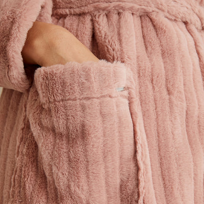Pretty You London Cloud Robe - Dusty Pink