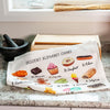 Desserts Alphabet Kitchen Towel | Putti Fine Furnishings