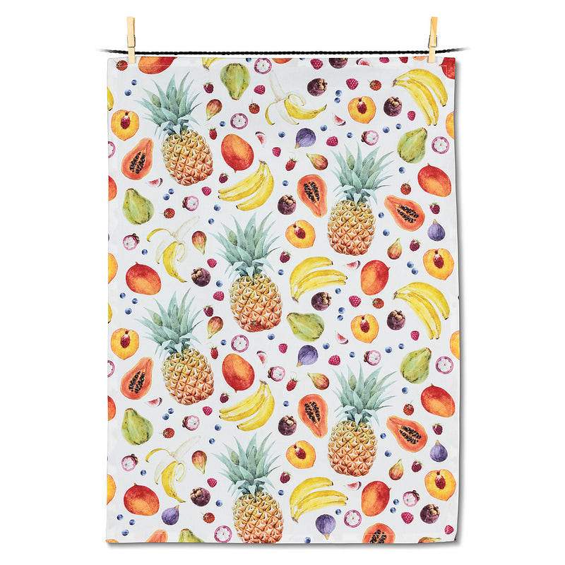 Fruit Explosion Tea Towel | Putti Fine Furnishings 
