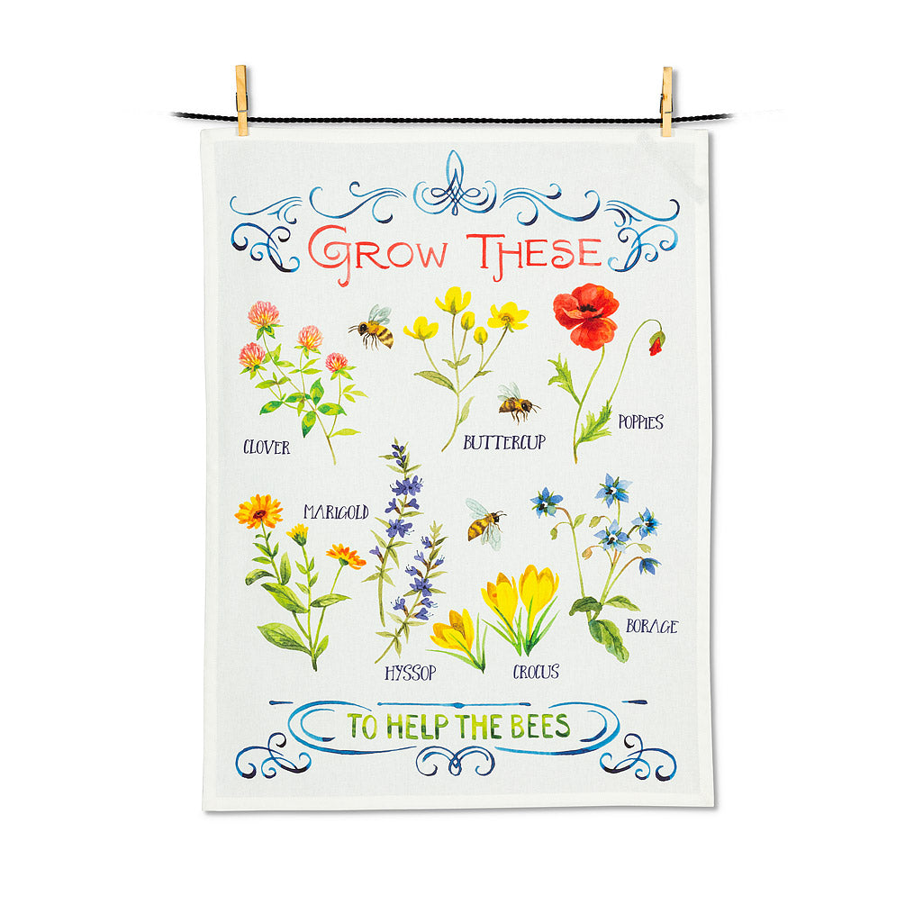 For the Bees Tea Towel | Putti Fine Furnishings 