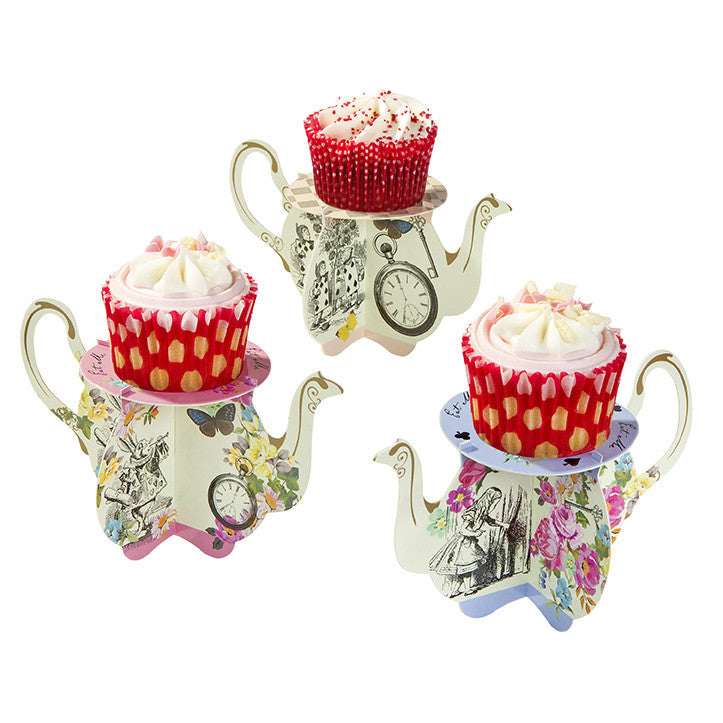 Truly Alice Teapot Cake Stands -  Party Supplies - Talking Tables - Putti Fine Furnishings Toronto Canada - 1