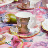 Floral Teacup & Saucer Set - 12 Pack