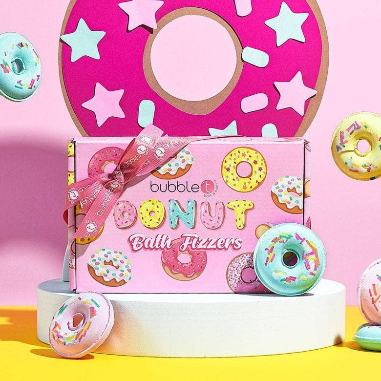 Donut Bath Bomb Fizzer Gift Set | Putti Fine Furnishings Canada 
