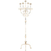 Hand Wrought Iron Floor Standing Candlestick