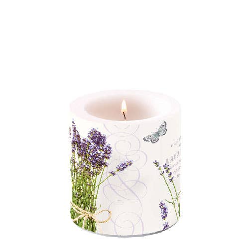 Bunch Of Lavender Candle - Small