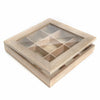 Wood Curiosity Box with Glass Lid  | Putti Fine Furnishings