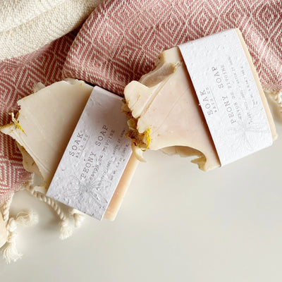Soak Bath Co. Peony Handmade Soap