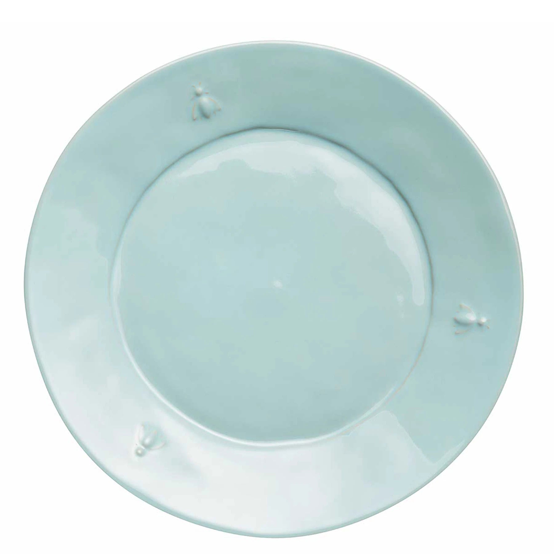 La Rochere Abeilles Ceramic Dinner Plate - Pastel Blue