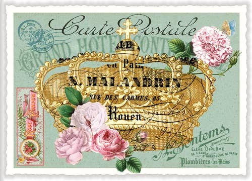Crown Post Card