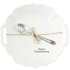 "Happy Thankstuffing" White Serving Set  | Putti Thanksgiving Celebrations