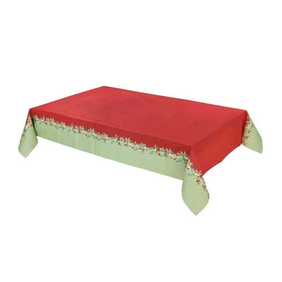Botanical Berry Paper Table Cover