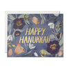 Red Cap Cards Hanukkah Flowers Boxed Cards  | Putti Greeting Cards